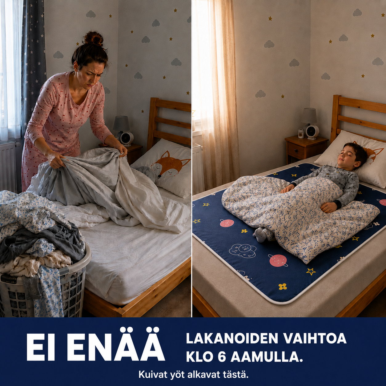Kuivayö – vedenpitävä harjoittelumatto